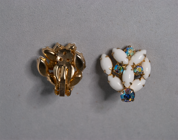 Vintage style clip-on earrings
