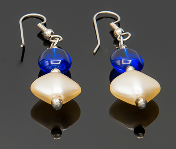 MICIA Creations Faux Pearl Drop Earrings #108