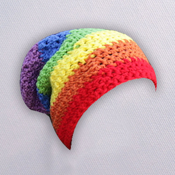 Rainbow Hat and Scarf Set